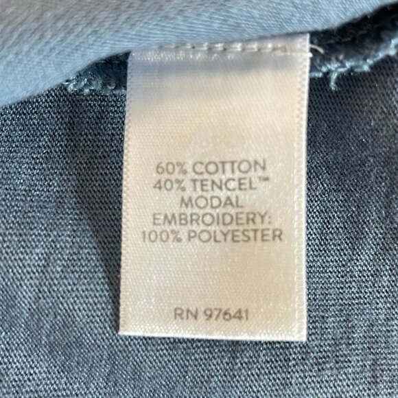 J Jill Floral Expressions V-Neck Button Up Embroidered Tunic Size XL - Picture 4 of 10